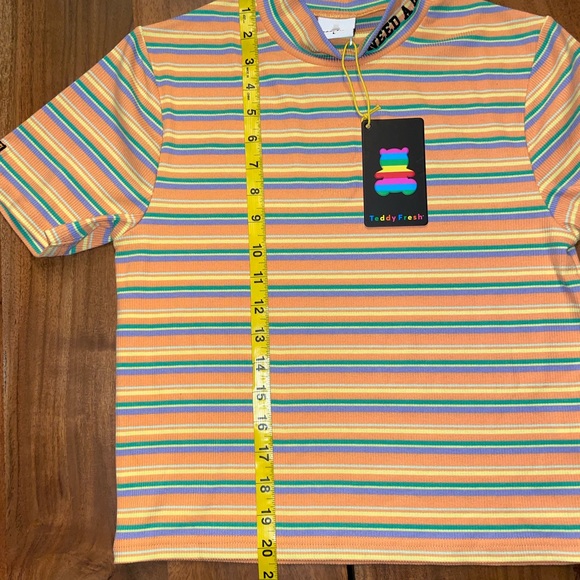 Teddy Fresh WOMEN'S RIB MOCKNECK ORANGE NWT - Picture 12 of 13
